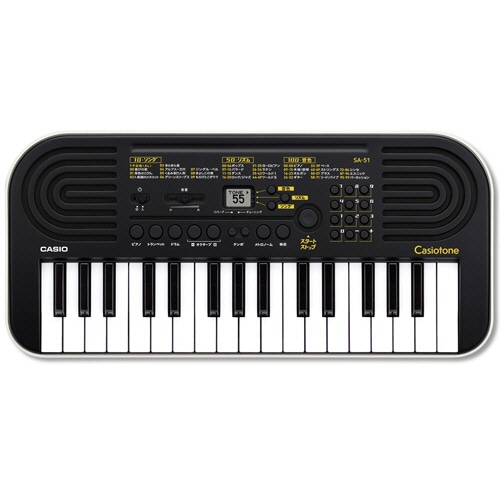 カシオ カシオトーン ミニキーボード ブラック SA-51 1台