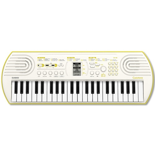 カシオ カシオトーン ミニキーボード ホワイト SA-80 1台
