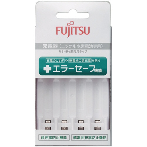 FDK 富士通 ニッケル水素電池専用 スタンダード充電器 単3形・単4形用 FCT345F-JP(FX) 1個
