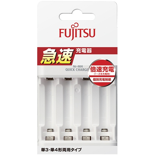 FDK 富士通 ニッケル水素電池専用 急速充電器 単3形・単4形用 FCT344F-JP(FX) 1個