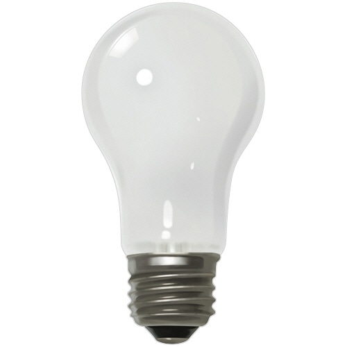 ELPA 長寿命シリカ電球 60形 57W E26口金 ホワイト LW100V57W-W 1個
