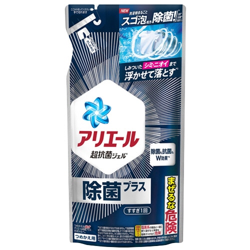 P&G アリエール ジェル 除菌プラス つめかえ用 430g 1パック