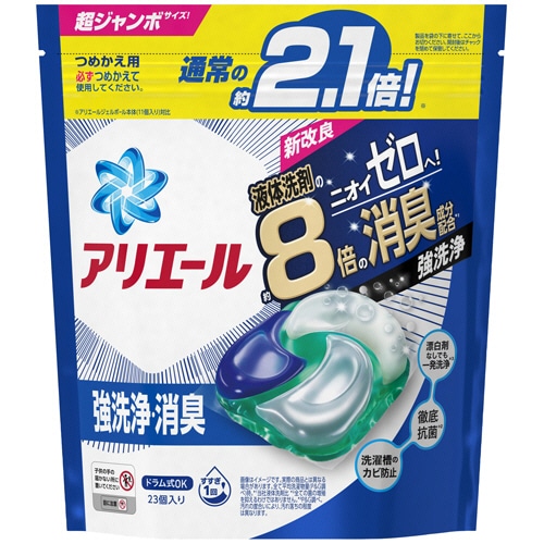 P&G アリエール ジェルボール4D つめかえ用 超ジャンボサイズ 1パック(23個)
