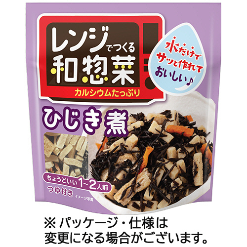 三菱食品　レンジでつくる和惣菜　ひじき煮　５３ｇ（１－２人前）　１パック