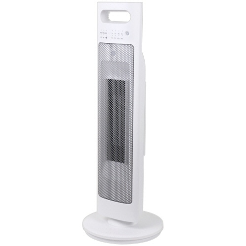 ZEPEAL 人感センサー付タワーセラミックヒーター ホワイト DTC-L120N-WH 1台