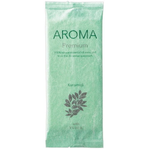 FSX 紙おしぼり アロマプレミアム with yuica 黒文字(クロモジ) 1パック(100枚)