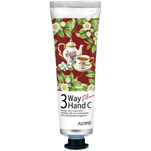 アロインス化粧品 3ウェイ ハンドクリームプラス 紅茶の香り 50g 1個