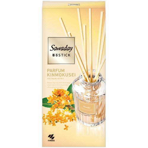 小林製薬 サワデー 香るスティック パルファム キンモクセイ 本体 70mL 1セット