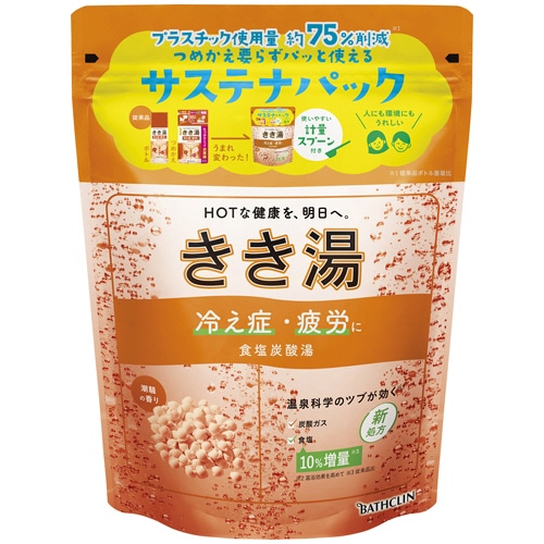 バスクリン きき湯 食塩炭酸湯 360g 1個