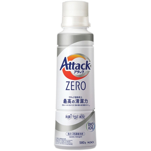 花王 アタックZERO 本体 大 580g 1本