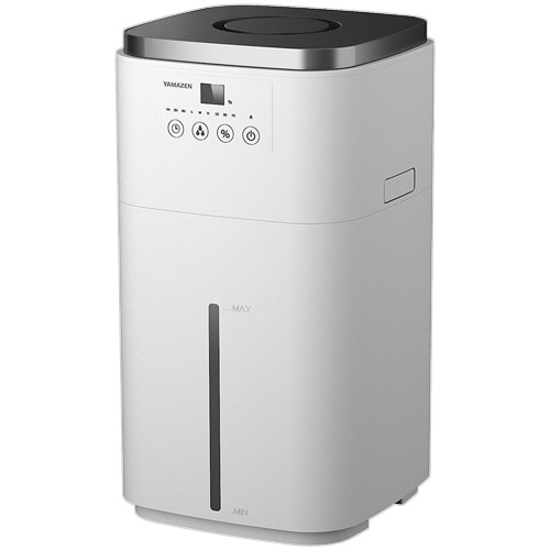 YAMAZEN 湿度センサー搭載スチームファン式加湿器 ホワイト KSF-N1501(W) 1台