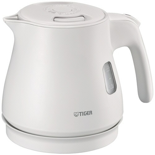 タイガー魔法瓶 電気ケトル <5 SAFE+> 0.6L マットホワイト PCM-A061WM 1台