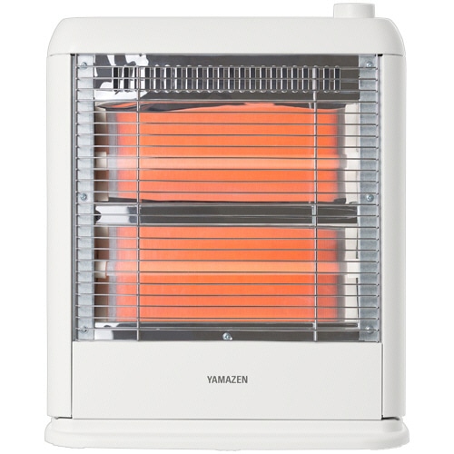 YAMAZEN 電気ストーブ DS-E08(W) 1台