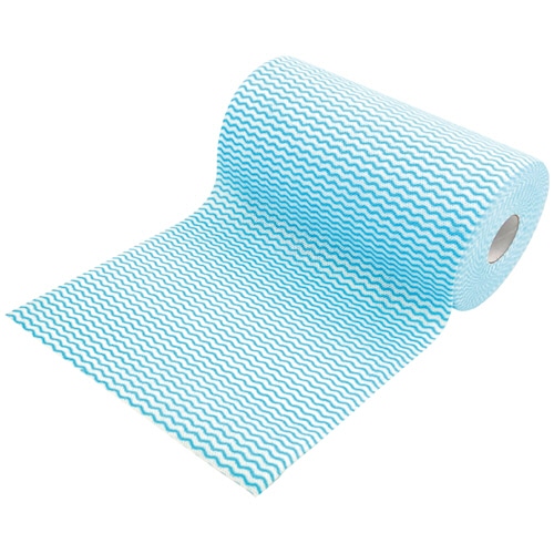 シンメイ 抗菌カウンタークロス ロールタイプ 厚手 60カット ブルー 1巻