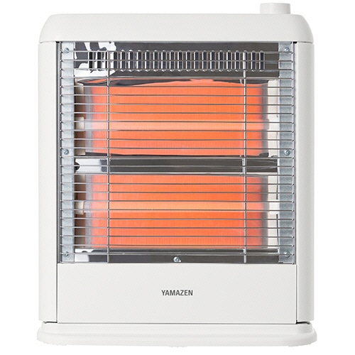 YAMAZEN 電気ストーブ ホワイト DS-E081(W) 1台
