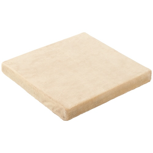 iiもの本舗 低反発&高反発 リバーシブルクッション ベージュ 1個