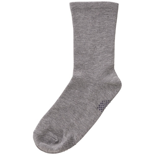 ケアファッション 名前の書けるソックス 無地(紳士) チャコール 24-26cm 800159-21 1足