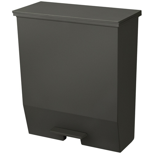 リス HOME&HOME 通路で使えるペダルダストボックス 45L ダークグレー DS-980-145-5 1台