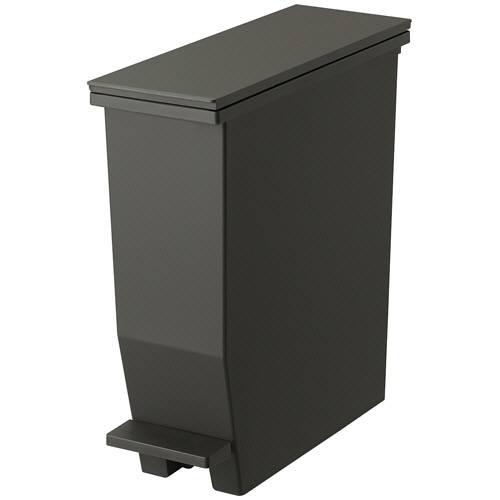 リス HOME&HOME どこでも使えるペダルダストボックス 13L ダークグレー DS-980-115-5 1台