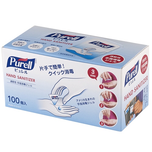 ゴージョー ゴージョーIHS-N 手指消毒用速乾性ジェル ピュレル シングルユース 1.2ml/個 1箱(100個)