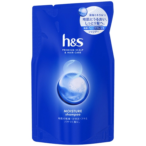 P&G h&s 地肌ケア モイスチャー シャンプー 詰替用 315ml 1個
