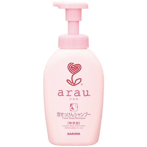 サラヤ アラウ.泡せっけんシャンプー 本体 500mL 1個