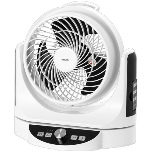 YAMAZEN 23cmDCサーキュレーター ホワイトブラック YAR-AD237(WB) 1台
