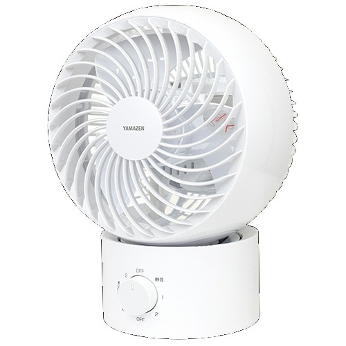 YAMAZEN 18cmサーキュレーター ホワイト YAS-AFKW18(W) 1台