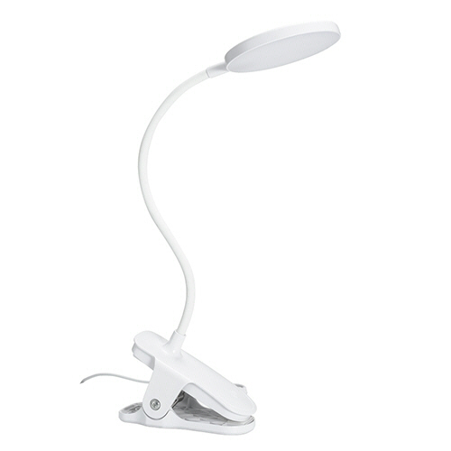 ヤザワ　ＬＥＤクリップライト調光調色機能付き　５Ｗ　ホワイト　ＣＬＥ０５Ｃ０２ＷＨ　１台