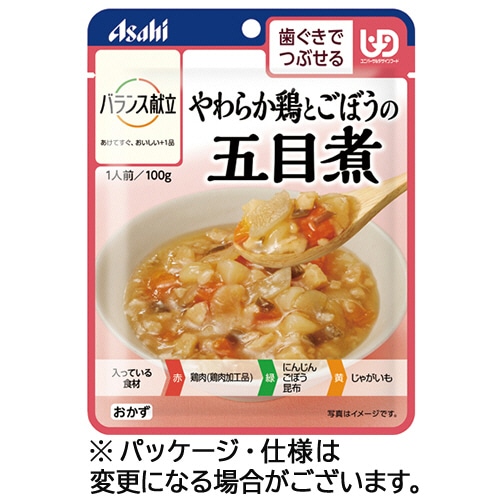 アサヒグループ食品 バランス献立 やわらか鶏とごぼうの五目煮 100g 1パック