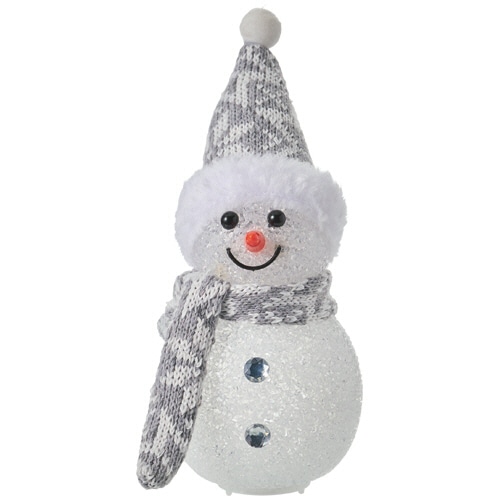 函館クリスマスファクトリー EVAスノーマン グレー M(18cm) 23035 1個