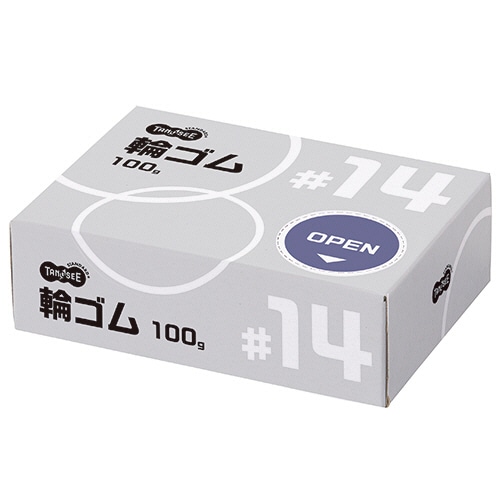 TANOSEE 輪ゴム #14 100g 1箱