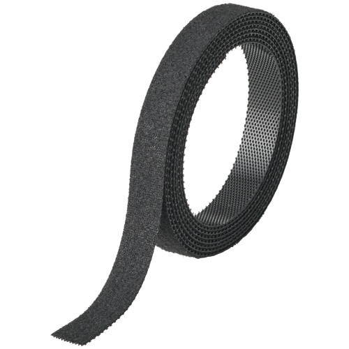 アイネット 薄型結束面ファスナー 10mm×1.5m 黒 IH-105-48 1巻