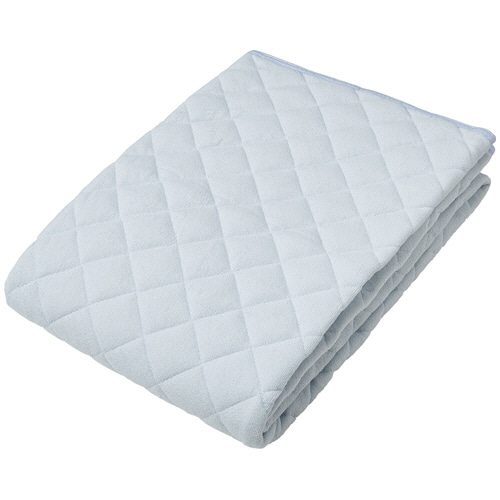 iiもの本舗 防水敷きパッド シングル 100×205cm ブルー 1枚