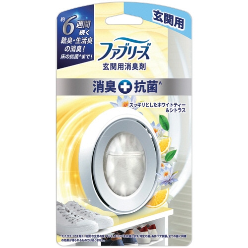 P&G ファブリーズW消臭 玄関用消臭剤 +抗菌 ホワイトティー&シトラス 1個