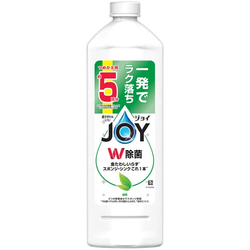 P&G ジョイ W除菌 コンパクト 緑茶の香り つめかえ用 特大 670mL 1本