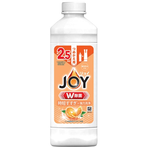 P&G ジョイ W除菌 コンパクト バレンシアオレンジの香り つめかえ用 325ml 1本
