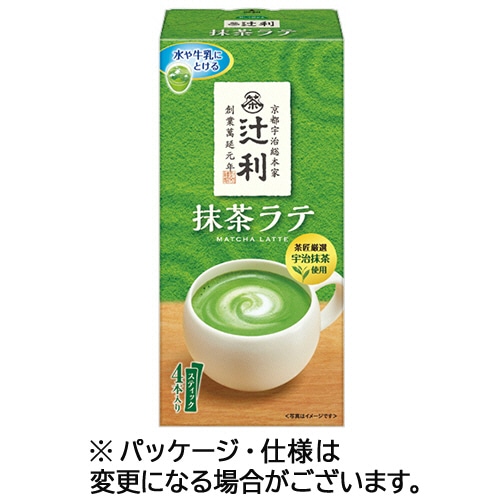 片岡物産 辻利 抹茶ラテ 1箱(4本)