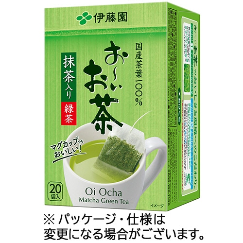 伊藤園 おーいお茶 抹茶入り緑茶 エコティーバッグ 1箱(20バッグ)
