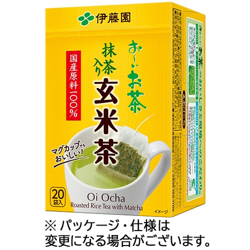 伊藤園 おーいお茶 抹茶入り玄米茶 エコティーバッグ 1箱(20バッグ)