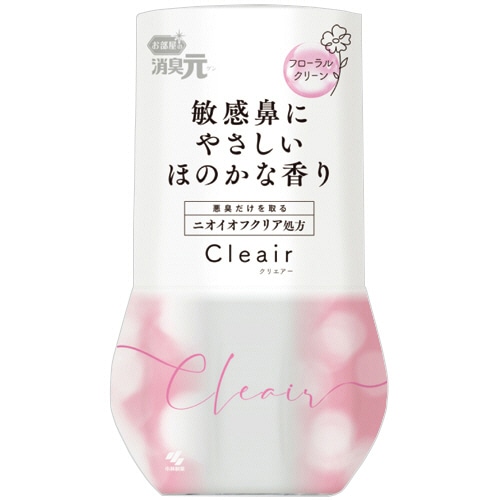 小林製薬 お部屋の消臭元 Cleair フローラルクリーン 400mL 1個