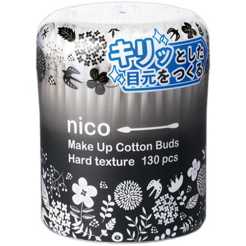 山洋　ｎｉｃｏ　ｈａｒｄ　メイク綿棒　１パック（１３０本）
