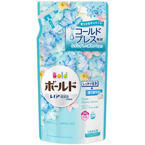 P&G ボールドジェル フレッシュフラワーサボンの香り 詰替用 475g 1パック