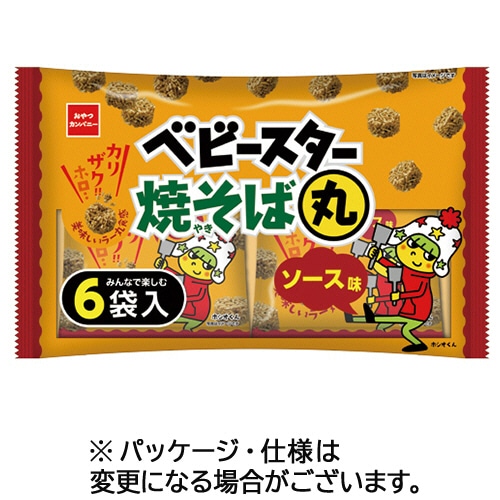おやつカンパニー ベビースター焼そば丸(ソース味) 20g/袋 1パック(6袋)