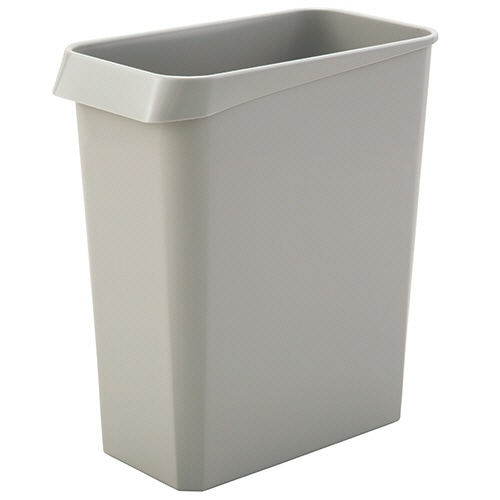 TANOSEE ダストボックス 角型 13L ダークグレー 1パック(3個)