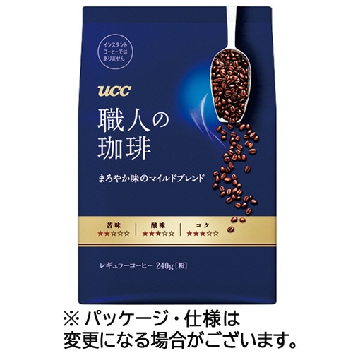 UCC 職人の珈琲 まろやか味のマイルドブレンド 240g(粉) 1袋