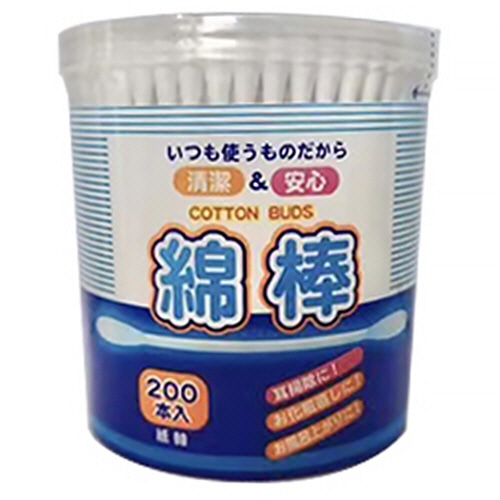 ココロ 紙軸綿棒 1個(200本)