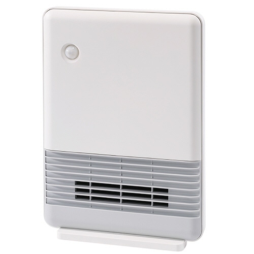 YAMAZEN 人感センサー付セラミックファンヒーター ホワイト DSF-C122(W) 1台