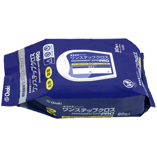 オオサキメディカル ワンステップクロスPRO ピロータイプ 1パック(80枚)