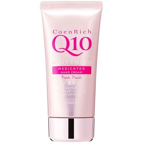 コーセーコスメポート コエンリッチQ10 薬用ホワイトニング ハンドクリーム もぎたてピーチ 80g 1本